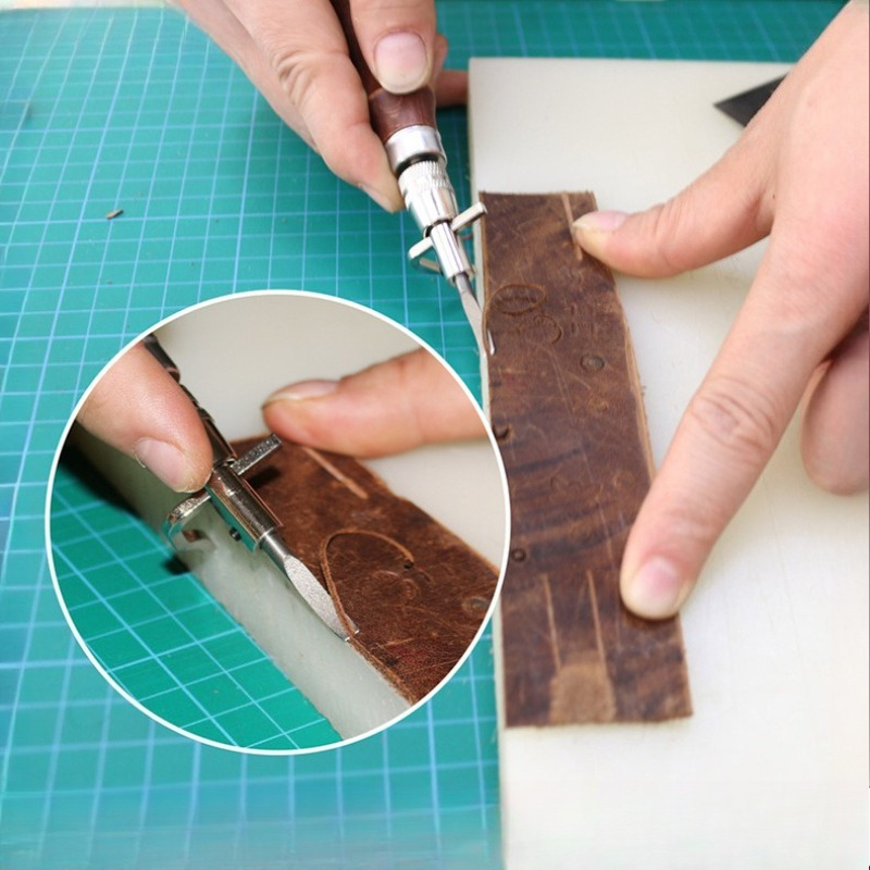 7 In 1 Adjustable Leathercraft - Groover Stitching Tool recension och pris