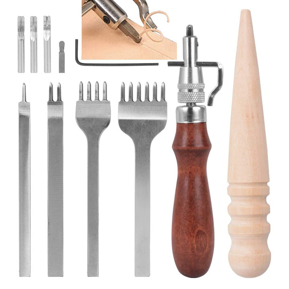 7 In 1 Adjustable Leathercraft - Groover Stitching Tool recension och pris