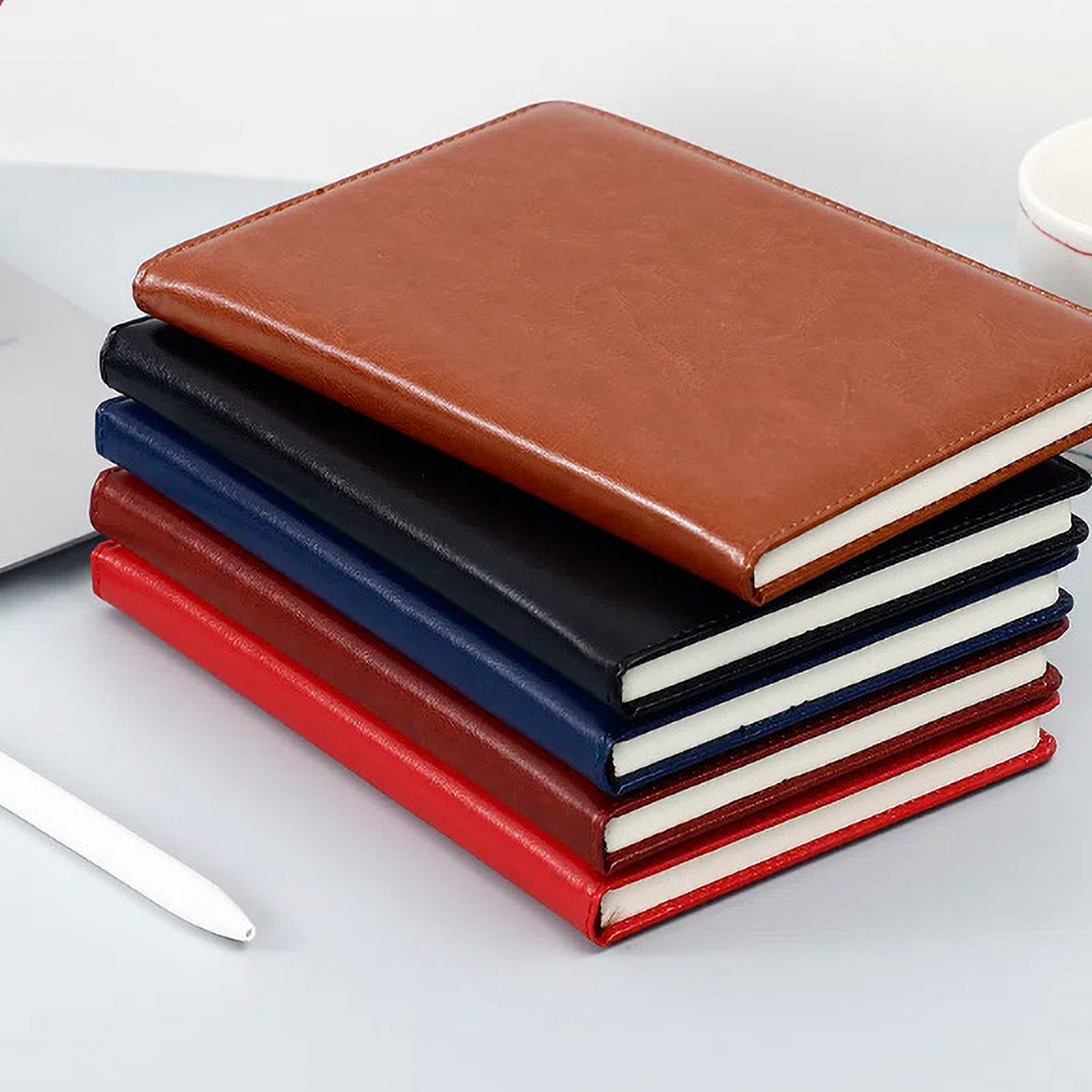 Floral PU Leather Journal with - Leather Work Diary Covers recension och pris