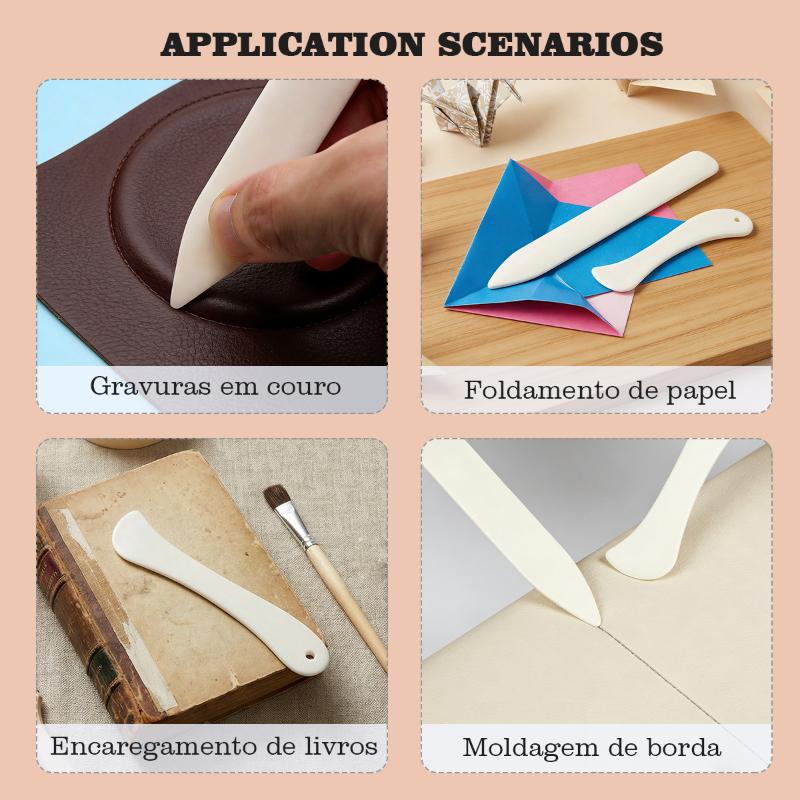 2Pcs Wear Resistant Leather Wo - Bone Folder Tool recension och pris